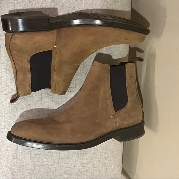 Cole Haan Tan Suede Kennedy Boots, size 10.5 - Picture 1 of 5